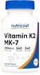 Nutricost Vitamin K2 Mk-7 100 Mcg, 240 Softgels - Gluten Free And Non-GMO Mk7