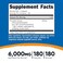 Nutricost Pine Bark Extract 6000mg, 180 Capsules, Standardized to Contain 95% Proanthocyanidins, Non-GMO, Gluten Free