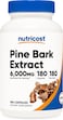 Nutricost Pine Bark Extract 6000mg, 180 Capsules, Standardized to Contain 95% Proanthocyanidins, Non-GMO, Gluten Free