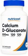 Nutricost Calcium D-Glucarate 500mg Gluten Free Non-GMO Vegetarian Friendly, 120 Capsules