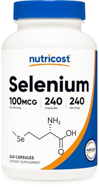 Nutricost Selenium Supplement 100Mcg, 240 Capsules, Vegetarian, Gluten Free &amp; Non-GMO