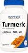Nutricost Turmeric Curcumin With Bioperine And 95% Curcuminoids, 2300Mg, 120 Capsules, Veggie Capsules, 767Mg Per Cap, 40 Servings, Gluten Free, Non-GMO