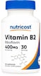 Nutricost Vitamin B2 (Riboflavin) 400mg, 30 Capsules, Gluten Free, Non-GMO