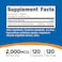 Nutricost Vitamin B12 (Methylcobalamin) 2000mcg, 120 Capsules - Vegetarian Caps, Non-Gmo, Gluten Free B12 Supplement