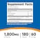 Nutricost Glucomannan 1,800mg Per Serving, 180 Capsules