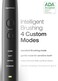 Aquasonic Black Series Ultra Whitening Toothbrush - ADA Accepted Power Toothbrush - 8 Brush Heads &amp; Travel Case - 40,000 VPM Electric Motor &amp; Wireless Charging - 4 Modes W Smart Timer