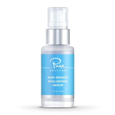 Pure Daily CareHigh Energy Hyaluronic Serum (1oz) - Hydrating Clinical Grade Hyaluronic Acid Serum