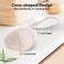 Keababies Organic Nursing Pads - 8 Washable Viscose Derived From Bamboo Breastfeeding Pads, Wash Bag, Reusable Breast Pads For Breastfeeding, Pads For Breastfeeding Essentials(Neutrals, L 4.8")