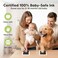 Keababies Baby Foot And Fingerprint Inkless Ink Pad - 4-Pack Clean Touch Printing Hands And Feet Pads Ink Souvenir - Baby Pad Ink Newborn Kit (Jet Black, L)