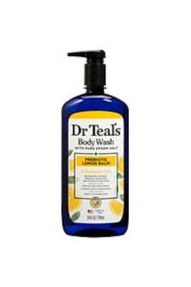 Dr Teals Epsom Salt Body Wash - Prebiotic Lemon Balm 710Ml
