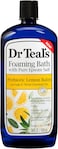 Dr Teals Foaming Bath With Pure Epsom Salt Prebiotic Lemon Balm 1000Ml