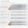 Watercolor Brushes - Set of 12
