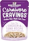 Stella &amp; Chewy's Carnivore Cravings Wet Cat Food Pouches, Chicken &amp; Tuna, Grain Free &amp; Protein Rich Topper Or Treat For Cats, Balanced Wet Food Pouches (2.8Oz Pouches)