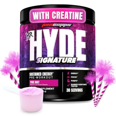 مسحوق PS ProSupps Mr. Hyde Signature Pre Workout Powder مع الكرياتين وبيتا ألانين والكافيين - الأداء والطاقة والقدرة على التحمل - (Pixie Dust، 30 حصة)