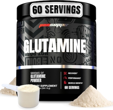 بي إس برو سابس غلوتامين 300 حمض أميني، استشفاء العضلات، لبنة بناء البروتين، دعم المناعة - 60 حصة
