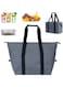 TERRIFI Cool Bag, Large Capacity Lunch Bag, Collapsible Cooler Bag, Waterproof Insulated Bag With Hard Liner For Food Bag, for Food Delivery, Outdoor BBQ, Picnic Camping, Family Activitives