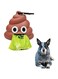 EWAN'S Funny Dog Poop Bags Holder for Leashes,Sturdy Poop Bag Dispenser with Metal Carabiner Clip,Includes 1 Roll of 15 Poo Bags for Dogs,Portable Dog Poop Bag Holder for Puppy,Doggie, and Dog Walks