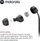 
Motorola 3-S Wired Earbuds With Mic, Wired In-Ear Headphones, Comfortable Lightweight Silicone Earbuds, Tangle-Free Flat Cable, 9.5mm Drivers, Clear Bass Sound, Black   EARBUDS 3S BK