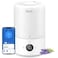 Levoit Smart Cool Mist Top Fill Humidifiers For Bedroom With Sensor, Auto Humidity Setting, APP &amp; Voice Control, Essential Oil Diffuser, Ultra Quiet Operation, Super Easy Top Fill, 3L, White