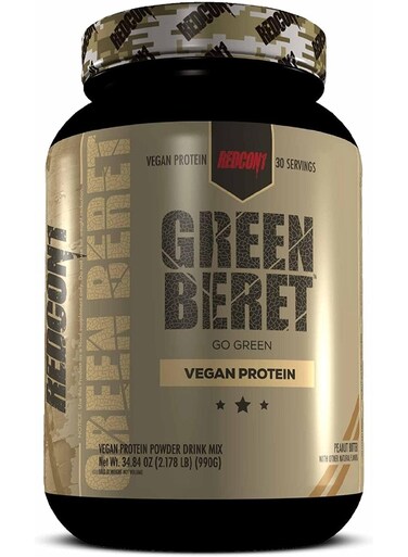 Redcon1 Green Beret Vegan Protein, Peanut Butter