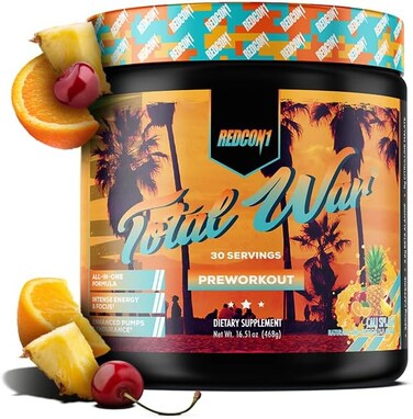 Redcon1 Total War - Pre Workout, 30 Servings (Cali Splash)