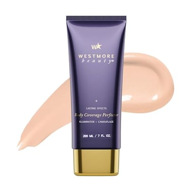 Westmore Beauty Body Coverage Perfector 7 Oz/ 210ml (Warm Radiance) - Waterproof Leg And Body Makeup For Tattoo Cover Up And More - The Best Tattoo Cover Up Leg Makeup