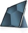 STM Studio Case For Apple iPad Air 13" M2 2024, Slim, Lightweight Protective Folio Cover, Anti-Scratch/Anti-Slip, Transparent Back, With Apple Pencil Storage, Supports Auto Sleep/Wake Function, Blue