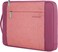 STM Kin Laptop Sleeve - Slim &amp; Lightweight, Fleece-Lined Interior, 4mm Eva Shock Absorption, Zippered Storage Pocket, Retractable Handle, Stylish &amp; Protective Design For 14&rdquo; Laptops - Rose Petal