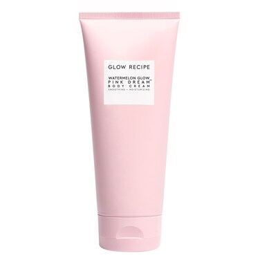 Glow RecipeWatermelon Glow Pink Dream Body Cream - Hyaluronic Acid for Skin Barrier Repair - Non Greasy Body Cream Brightening Moisturizer with Watermelon Seed Butter + AHA's (200ml)