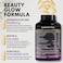 Vitboost Biotin With Hyaluronic Acid, Collagen And Keratin - 25000 Mcg Hair Growth Vitamins For Men And Women - Nails And Skin, Usa Made, B1, B2, B3, B6, B7 Complex - 60 Capsules