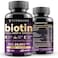 Vitboost Biotin With Hyaluronic Acid, Collagen And Keratin - 25000 Mcg Hair Growth Vitamins For Men And Women - Nails And Skin, Usa Made, B1, B2, B3, B6, B7 Complex - 60 Capsules