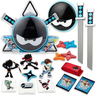 Ninja Kidz Mystery Warrior Pack &ndash; New Exciting Toys To Discover Inside, Officially Licensed MeRCh