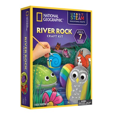 Blue Marble National Geographic Rock Painting Activity Kit