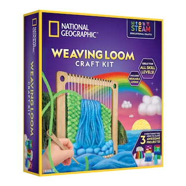 Blue Marble National Geographic Weaving Loom Craft Kit