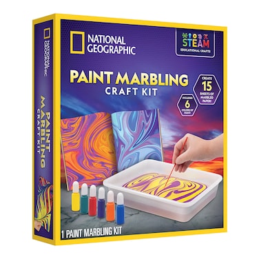 Blue Marble National Geogaphic Paint Marbling Craft Kit