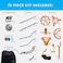 Blue Marble NATIONAL GEOGRAPHIC MAKEWAY MAGNETIC MARBLE RUN 75 PIECES