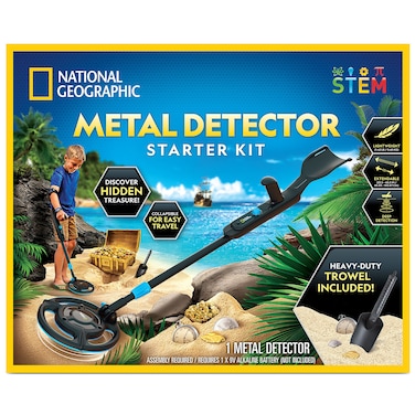 Blue Marble National Geographic Metal Detector Starter Kit