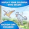 Blue Marble National Geographic Glow-in-the-Dark Stained Glass Dinosaurs