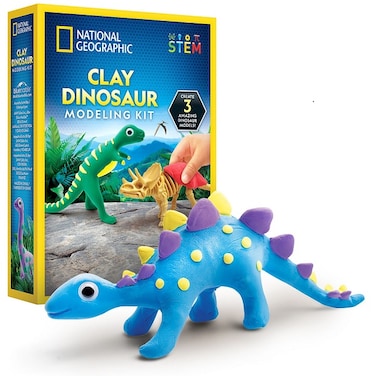 Blue Marble National Geographic Clay Dinosaur Modeling Kit