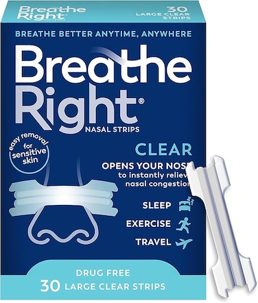 Breathe Right Nasal Strips Clear Large 30ct.