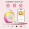 Monster Hotshot Plus Portable Bluetooth Speakers, Mini Karaoke Machine, Portable Bluetooth Karaoke Speaker with Microphone, Christmas Gift for Kids and Adults, White