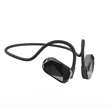 Monster Aria Free Air Conduction Sports Bluetooth Headphone, IPX5 Waterproof Wireless Earphones for Workouts and Running with Built-in Mic, Black