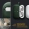 Caseology Vault for AirPods Pro 2 case cover 2023/2022 (USB-C/Lightning) 2nd Generation with Carabiner - Midnight Green