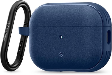 Caseology Vault for AirPods Pro 2 case cover 2023/2022 (USB-C/Lightning) 2nd Generation with Carabiner - Navy Blue