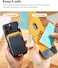 Caseology Nano Pop Stand Magnetic Wallet Case Sleeve [3 Card holder] with Kickstand [MagSafe compatible] Vegan Leather for iPhone 15/14/13/12 series - Black Sesame