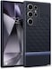 Caseology Parallax for Samsung Galaxy S24 ULTRA Case Cover (2024) [Enhanced Ergonomic Design] Military Grade - Navy Violet