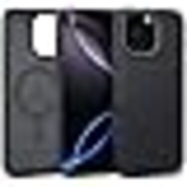 Caseology Nano Pop Mag for iPhone 16 Pro MAX case cover [MagSafe compatible] Military Grade - Black Sesame