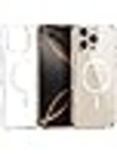 Caseology Capella Mag for iPhone 16 Pro MAX case cover (2024) [MagSafe Compatible] - Clear White