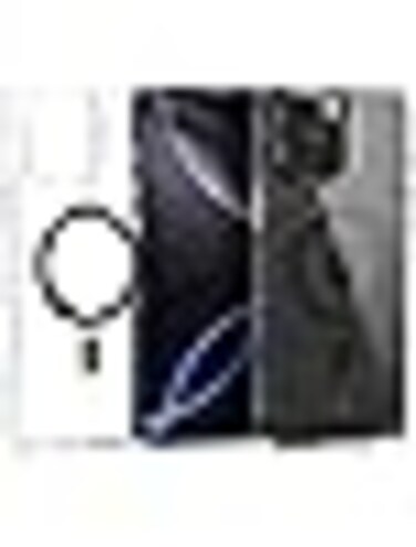 Caseology Capella Mag for iPhone 16 Pro MAX case cover (2024) [MagSafe Compatible] - Clear Charcoal