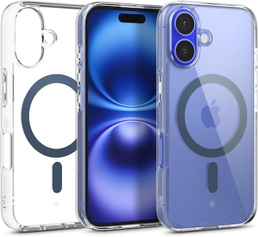 Caseology Capella Mag for iPhone 16 case cover (2024) [MagSafe Compatible] - Clear Ocean Blue